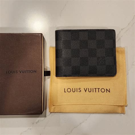 lv n62663|Multiple Wallet Damier Graphite Canvas .